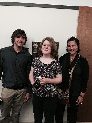 Maggie N. was chosen as the winner for the 2015 Spirit Award!!!