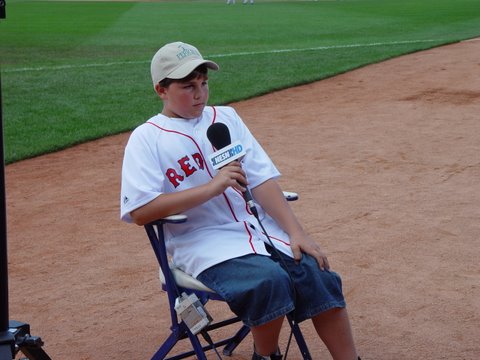 First Pitch at Fenway Park